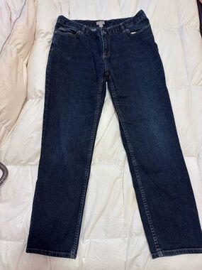J. Jill Dark Blue Stretch Jeans - Petite 12